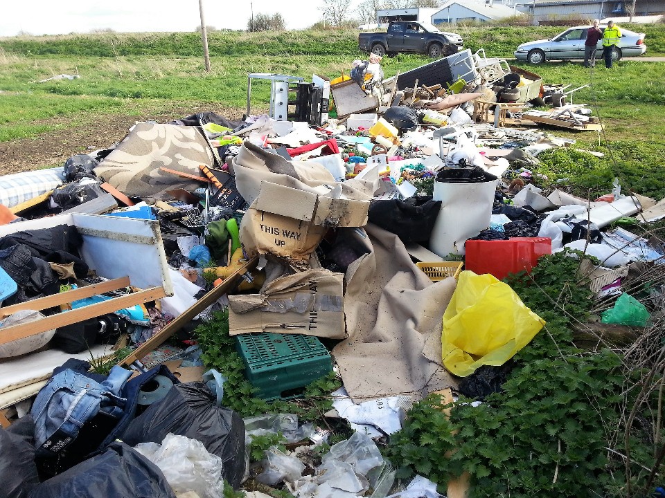 Court success over ‘appalling’ case of fly-tipping￼