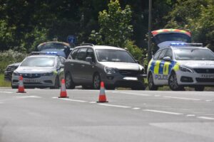 Two car crash at Barrowby