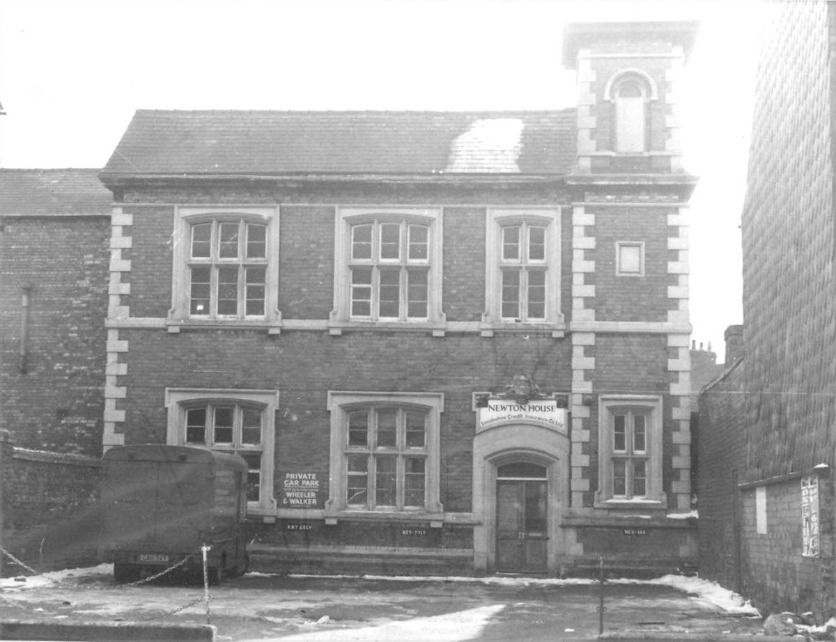 Old Grantham school before demolition