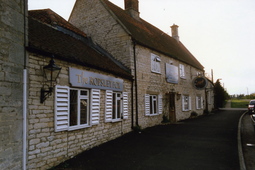 Who had a few pints in this hostelry?