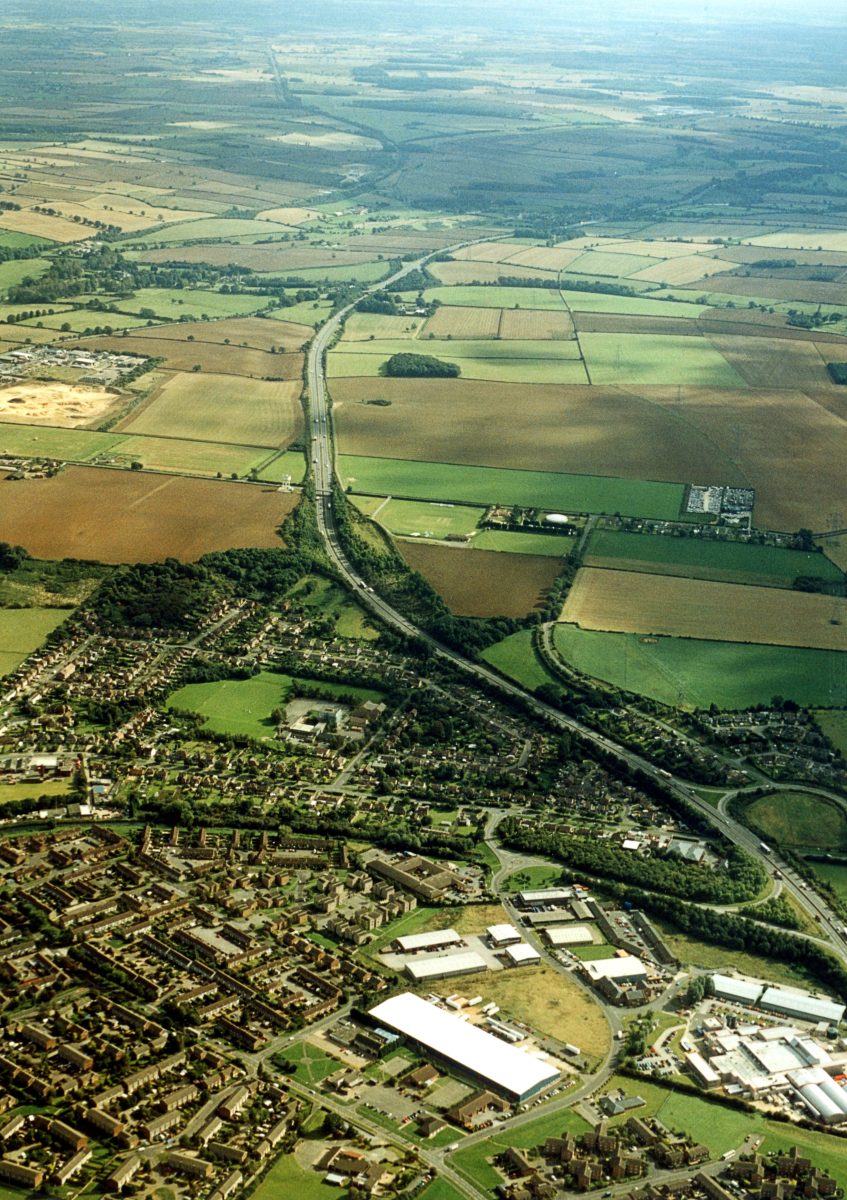 Grantham from the air