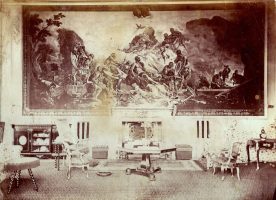 Inside Harlaxton Manor – 125 years ago