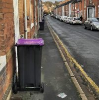 So what do we do with these wheelie bins???