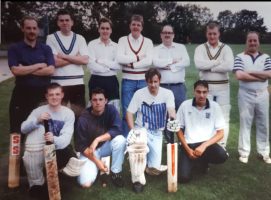 Grantham postmen posing as batsmen
