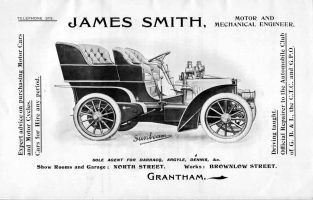 Car for sale in Grantham – 120 years ago