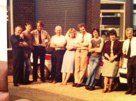 Recognise the staff at this Grantham motor dealership?