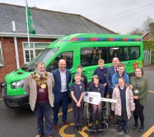 New accessible minibus for young people at Grantham Additional Needs Fellowship (GANF)